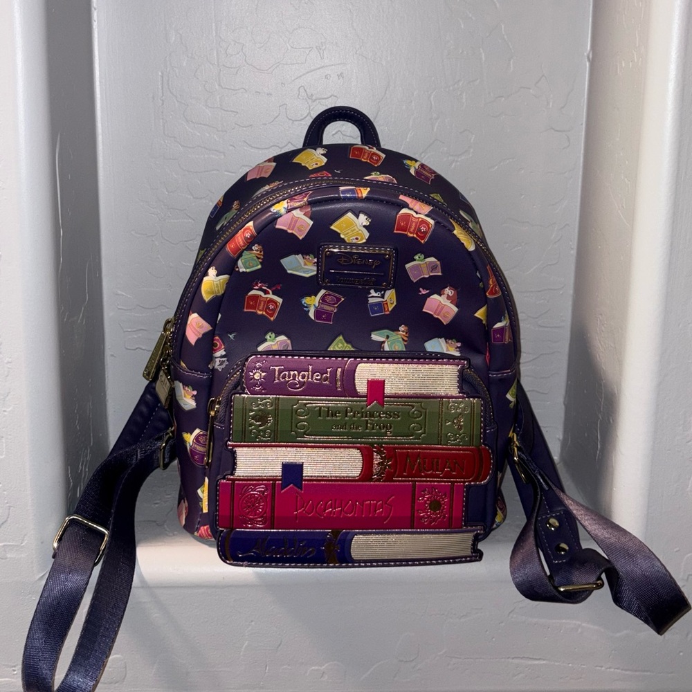 Disney Princess Book-Themed Loungefly  Backpack